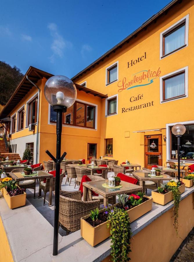 Hotel Cafe Restaurant Loreleyblick Sankt Goar Luaran gambar