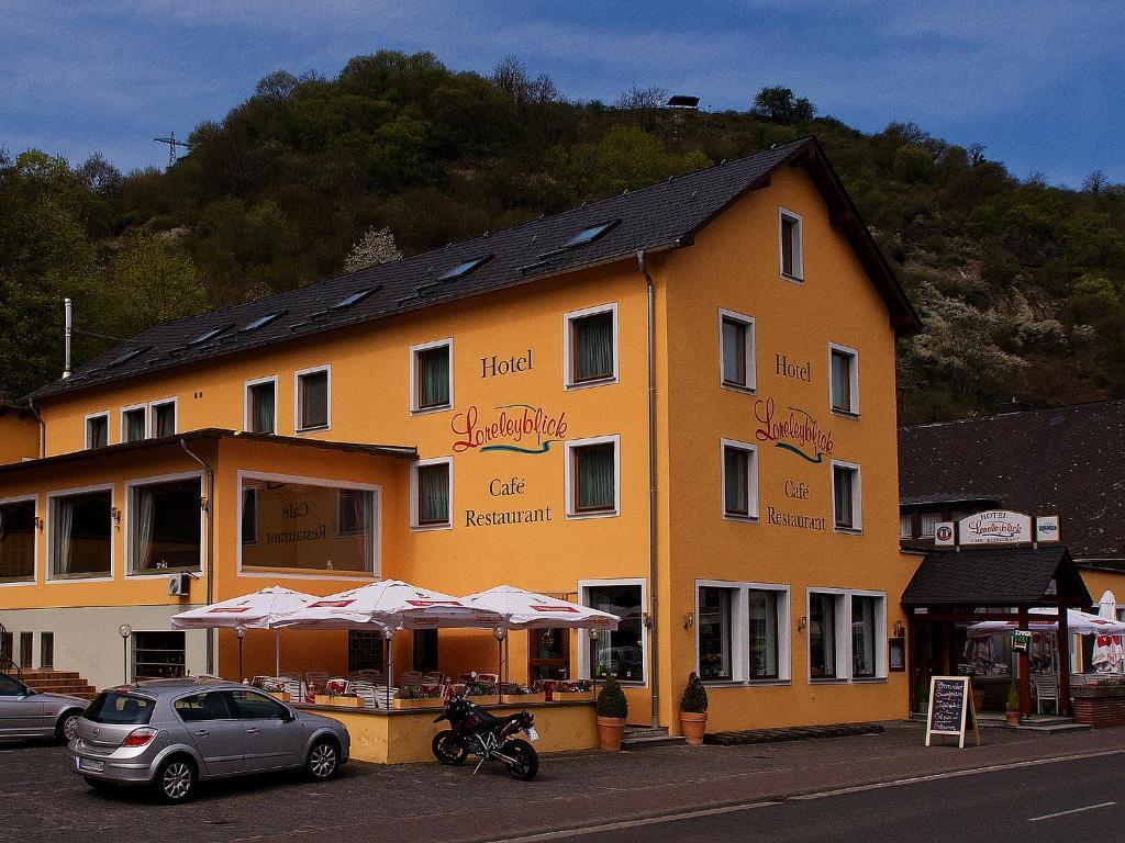 Hotel Cafe Restaurant Loreleyblick Sankt Goar Luaran gambar